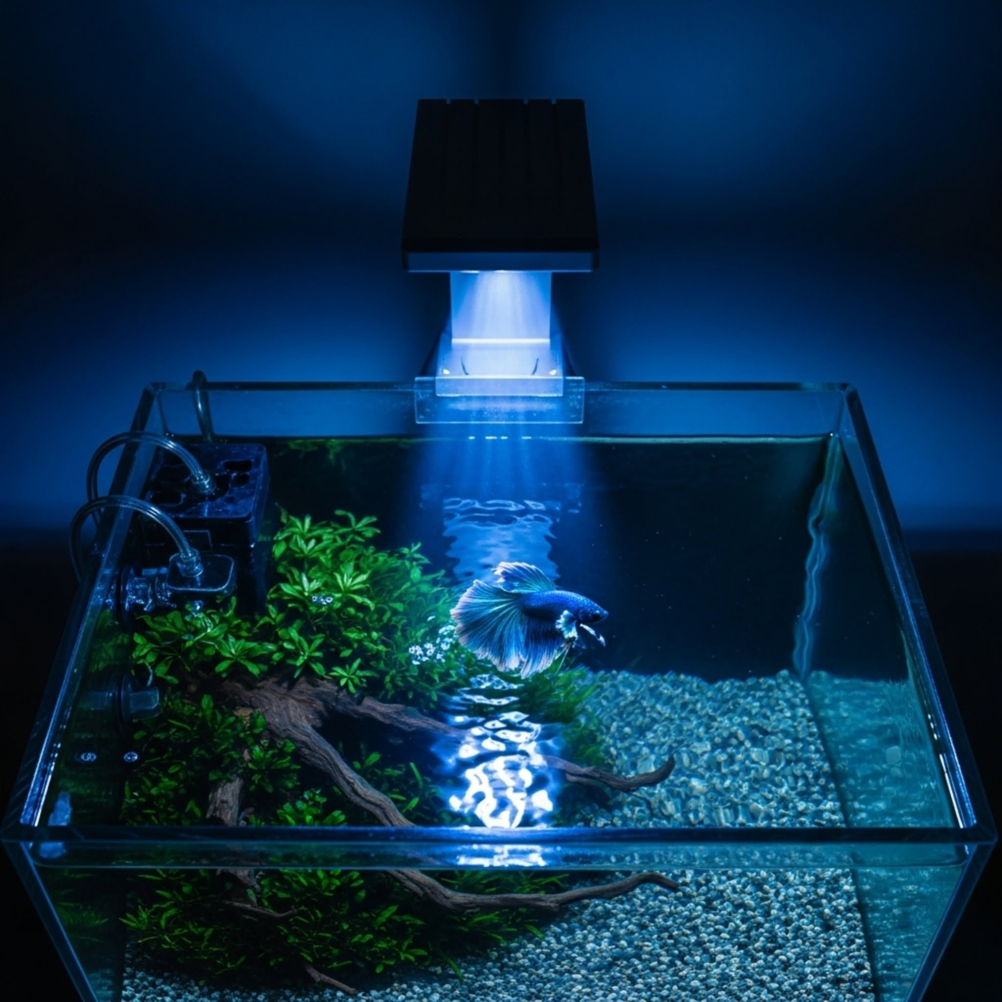 Beta Balığı Akvaryumu için Aydınlatma Seçimi